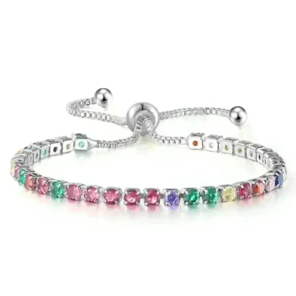 Rainbow Tourmaline Bracelet